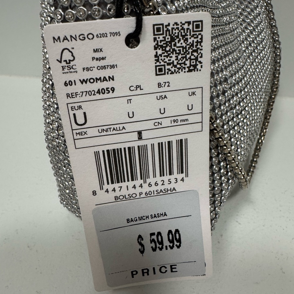 Mango Rhinestone Mini bag - Picture 4 of 6